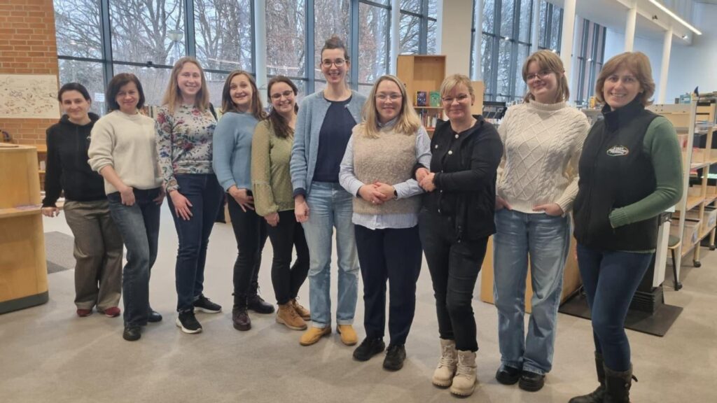 Karow Library colleagues warmly welcomed the Latvian group